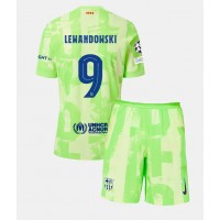 Barcelona Robert Lewandowski #9 Kolmas Peliasu Lasten 2024-25 Lyhythihainen (+ Lyhyet housut)